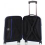 March Rocky комплект чемоданов из поликарбоната на 4 колесах черно-синий