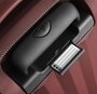 Елітна валіза 41 л Roncato UNO ZSL Premium Black/dark red