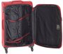 Комплект 4-х колесных чемоданов из ткани March Delta (S/M/XL) Red