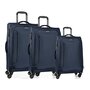 Комплект 4-х колесных чемоданов из ткани March Delta (S/M/XL) Dark blu