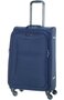 Комплект 4-х колесных чемоданов из ткани March Delta (S/M/XL) Dark blu