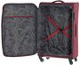 Комплект 4-х колесных чемоданов из ткани March Focus (S/M/XL) Burgundy