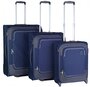 Комплект валіз із тканини 2-х колісних Roncato STARGATE темно-синіх