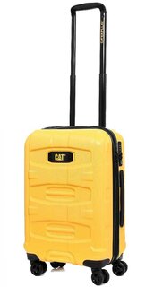 Малый противоударный чемодан 36 л CAT TANK желтый