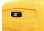 Большой противоударный чемодан 93.1 л CAT TANK желтый