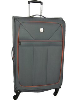Skyflite Plasma Grey 61 л чемодан из полиэстера на 4 колесах серый