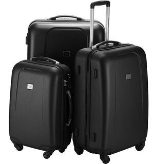 Комплект чемоданов на 4-х колесах Hauptstadtkoffer Wedding черный