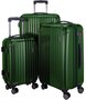 Комплект чемоданов на 4-х колесах Hauptstadtkoffer Qdamm зеленый