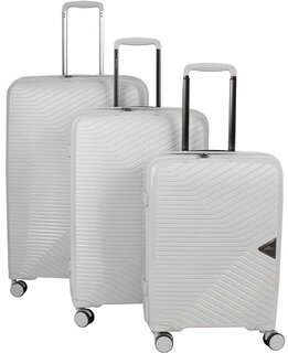Комплект чемоданов из полипропилена March Gotthard, серый