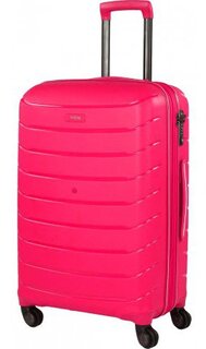 Большой чемодан на 4-х колесах 72/86 л Titan Limit, розовый