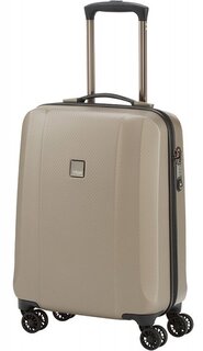 Малый чемодан из поликарбоната 38 л Titan Xenon Deluxe, бежевый