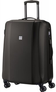 Большой чемодан на 4-х колесах 80 л Titan Xenon Deluxe, коричневый