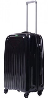 Средний чемодан из поликарбоната 52 л Lojel Wave, черный