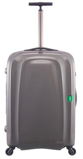 Компактный чемодан из поликарбоната Lojel Lumo в сером цвете