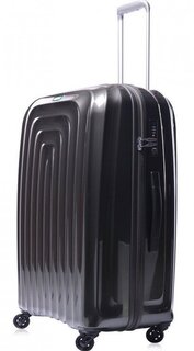 Большой чемодан из поликарбоната 80 л Lojel Wave, серый