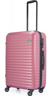 Средний чемодан из поликарбоната 55 л Lojel Groove, красный
