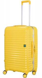 Большой чемодан из поликарбоната 71 л Lojel Groove 2, желтый