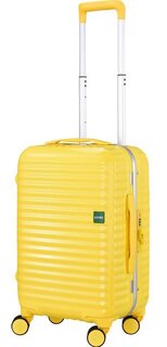 Малый чемодан из поликарбоната 38 л Lojel Groove 2, желтый