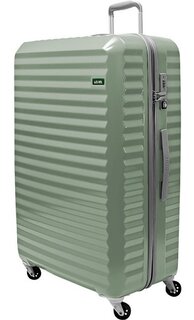 Большой чемодан из поликарбоната 95 л Lojel Groove, зеленый