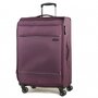 Rock Deluxe-Lite 76/85 л чемодан из полиэстера на 4 колесах фиолетовый