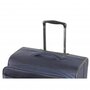 Rock Deluxe-Lite 110/122 л чемодан из полиэстера на 4 колесах синий