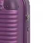 Gabol Balance (M) Plum 55 л валіза з ABS пластику на 4 колесах фіолетова
