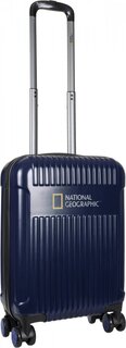 Мала валіза на 4-х колесах 30 л National Geographic Transit, темно-синій