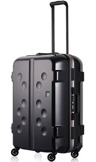 Средний чемодан из поликарбоната 71 л Lojel Carapace, черный