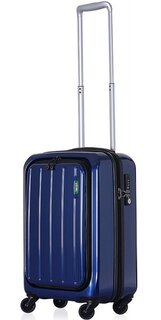Малый чемодан из поликарбоната 34 л Lojel Lucid, темно-синий