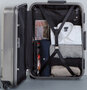 Малый чемодан из поликарбоната 39 л Lojel Kozmos, серебристый