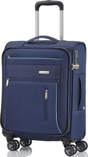 Малый чемодан под ручную кладь Travelite Capri на 38 л весом 2,6 кг Синий