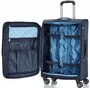 Середня тканинна валіза Travelite Capri, чорна на 67/77 л вагою 3,1 кг Червоний