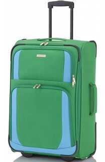 Большой чемодан на 2-х колесах 86 л Travelite Paklite Rocco, зеленый