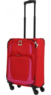 Малый чемодан на 4-х колесах 35 л Travelite Paklite Rocco, красный