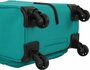 Комплект 4-х колесных чемоданов и сумки для ноутбука Travelite Solaris, голубой