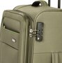 Комплект 4-х колесных чемоданов и сумки для ноутбука Travelite Solaris, зеленый