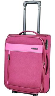 Малый чемодан на 2-х колесах 34/41 л Travelite Delta, розовый