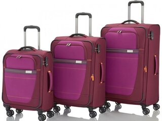 Комплект чемоданов на 4-х колесах Travelite Meteor, красный