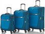 Комплект валіз на 4-х колесах Travelite Meteor, синій
