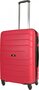 Средний чемодан из полипропилена 60 л CAT Crosscheck, красный