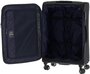 Большой тканевый чемодан на 4-х колесах 69/80 л March Rolling, черный