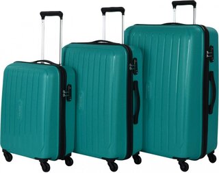 Комплект чемоданов из полипропилена Travelite Uptown, петролио