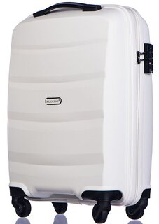Малый чемодан из полипропилена 35 л Puccini Acapulco, белый