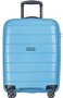 Малый чемодан из полипропилена 35 л Puccini Madagascar, голубой