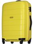 Большой чемодан из полипропилена 100 л Puccini Madagascar, желтый