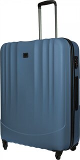 Большой противоударный чемодан 86 л CAT Turbo, темно-синий