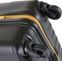 Большой противоударный чемодан из полипропилена 86 л CAT Turbo, черный