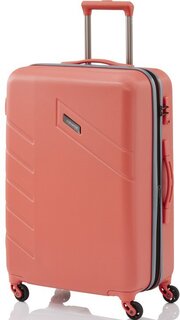 Большой чемодан на 4-х колесах 72/83 л Travelite Tourer, розовый