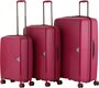 Комплект чемоданов из полипропилена March Gotthard, бордовый