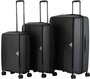 Комплект чемоданов из полипропилена March Gotthard, черный